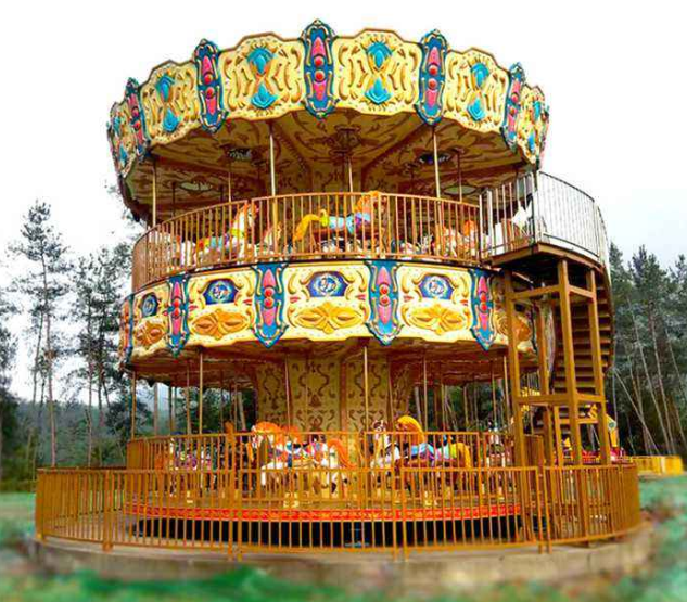 大型雙層旋轉(zhuǎn)木馬