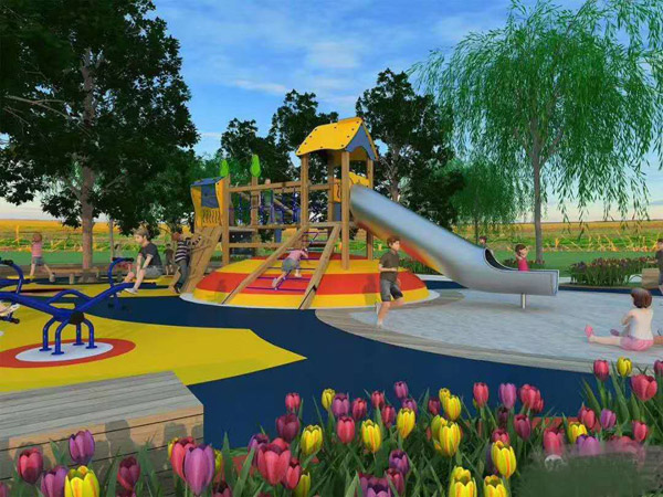 無動(dòng)力組合滑梯